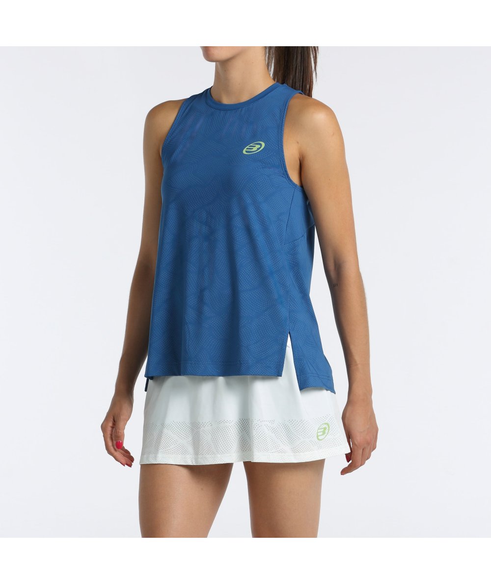 CAMISETA BULLPADEL BATEA AZUL OSCURO