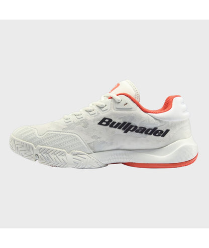 SCARPA BULLPADEL FLOW 24I BIANCO E ARANCIONE