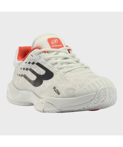 SCARPA BULLPADEL FLOW 24I BIANCO E ARANCIONE